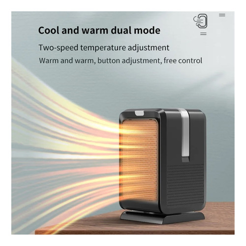 Calentador Eléctrico Portátil De Escritorio, Control