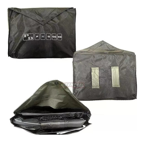 Imagem 5 de 7 de Capa Chuva Pb Moto Nylon Blusa Calça Impermeável Muito Leve