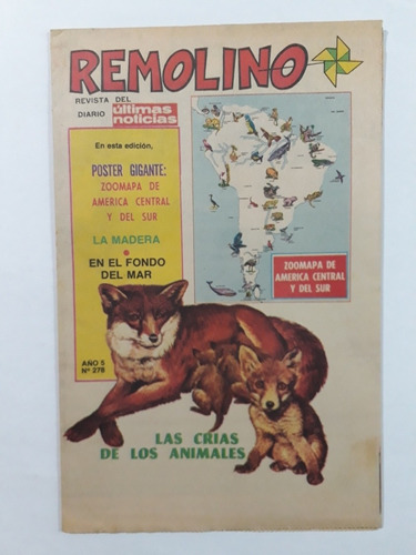 Remolino 278 . Revista Ultimas Noticias 1979. Zoomapa