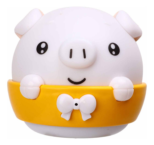 Cute Piggy Con Control Remoto Nocturno, 2,5 W, Iluminación H
