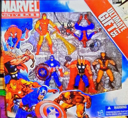 Marvel Universe Avengers N.u.e.v.o. D Colección +regalo (Usado)