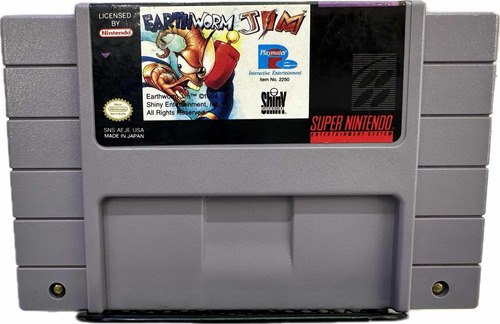 Earthworm Jim | Snes Super Nintendo Original (Reacondicionado)