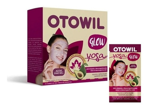 Imagen 5 de 5 de Mascara Facial Yoga Piel Relajada C/ Palta Otowil Sobre X20g