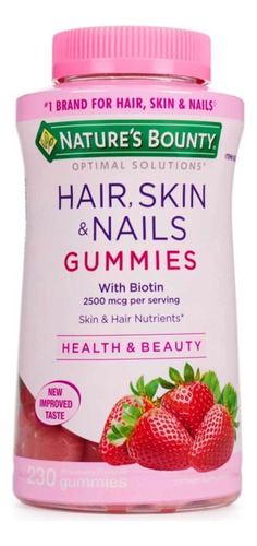 Hair Skin & Nails Nature Bounty Biotin X 230 Gomas