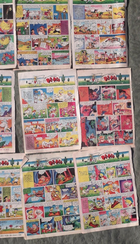Lote X 15 Clipping De Revista Anteojito Aventuras Pi Pio (Usado)