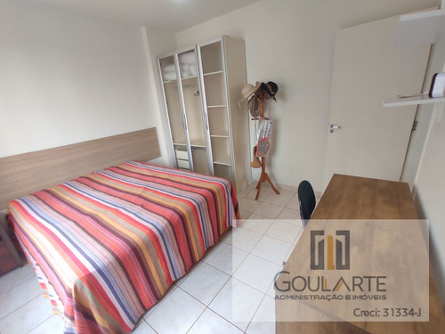 Imagem 18 de 30 de Apartamento Com 2 Dormitórios + Dormitório De Serviço À Apenas 300 Metros Do Mar Na Pitangueiras - Guarujá - 3341