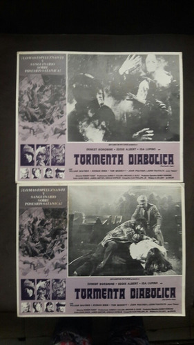 Antiguos Poster De Terror (tormenta Diabólica ) (Usado)