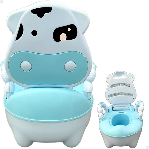 Troninho Infantil para Desfralde - Modelo Portátil Vaquinha - Prático e Fácil de Limpar - Marca Lorben