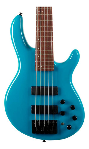 Baixo 5 Cordas Ativo Bartolini Cort C5 Deluxe Cbl Blue