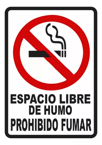 Vinilo Prohibido Fumar : Señal para espacios libres de humo.