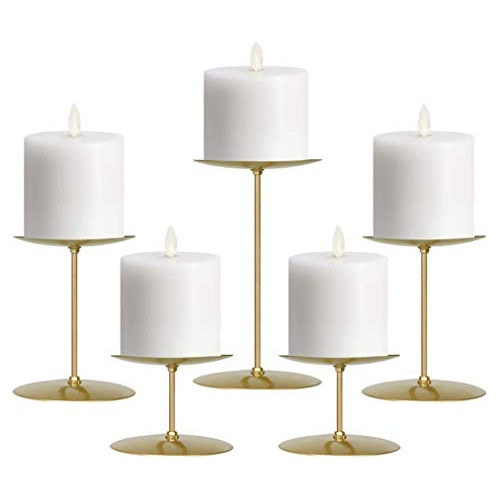 Niceai Portavelas Para Velas De Pilar, Chimenea, Candelabro,