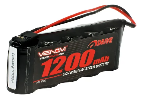 Bateria Nimh 6v 2000mah Para Receptor Conectors Futaba E Jr | MercadoLivre