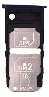 Bandeja Porta Sim Sd Motorola Moto Z3 Play Dual Sim Negra