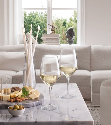 Imagen 3 de 8 de Copa Copon Vaso Vino Set X 6 Vidrio Napa 360 Cc Pasabahce