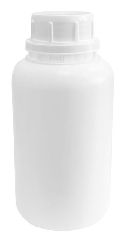 Frasco Cilindrico 500ml Branco C/ Batoque (10 Unidades)