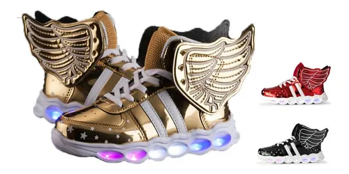 Zapatillas Con Alas Doradas MercadoLibre