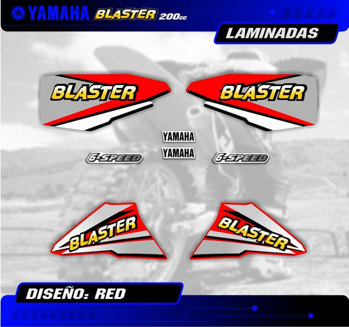 Kit Calcos - Gráfica Yamaha Blaster 200