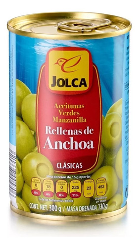 Aceituna Rellena De Anchoa Jolca Lata 30