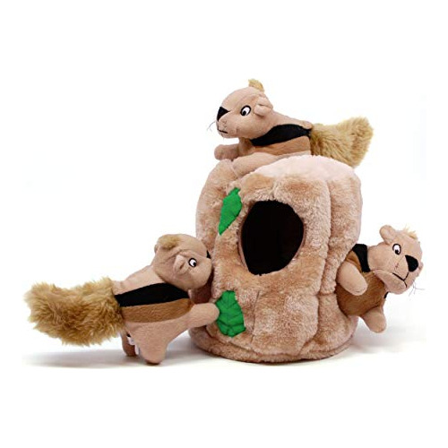 Hide Squirrel Squeaky Puzzle Peluche De Juguete Perros ...