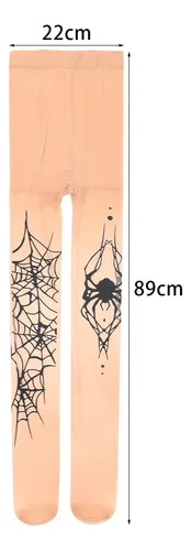 Medias Góticas Con Forma De Telaraña, Estilo Retro, Con Form