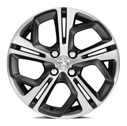 Llanta Aleacion Rodado 17 4x108 Peugeot 208 Gt Carbone Diamantado ...