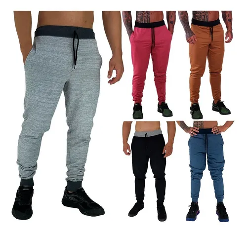 Calca moletom sales jogger masculino