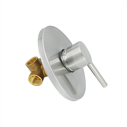 Imagen 2 de 7 de Mezclador Monocontrol Rendondo Ducha Inox 304