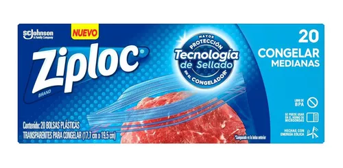 Ziploc®, Congelar-Mediana