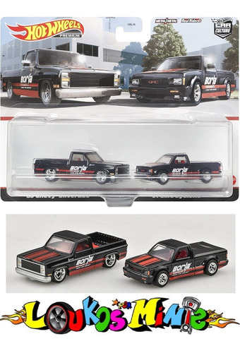 Hot Wheels Premium ´83 Silverado & ´91 Gmc Car Culture Pack