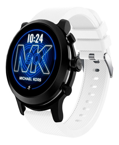 Correa Deportiva De Lujo Para Michael Kors Mk Go Blanco