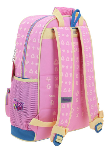 Mochila Escolar Grande Chenson Happy Girl Gispy Hg70354-p