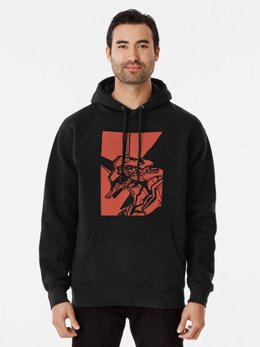 Buzo Canguro Genesis Evangelion Retro Vintage 9 Unisex