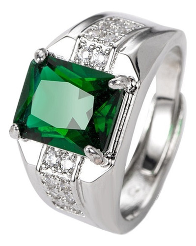 Anillo De Hombre De Jade De Joyería De Plata