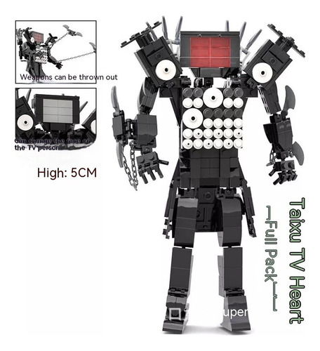 Toys Titan Tv Man Building Block Mejorados Para Inodoro Skib