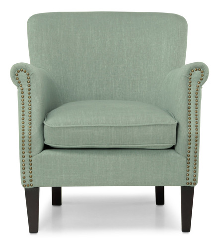Imagen 3 de 8 de Rosen Poltrona Beatriz tela Jade
