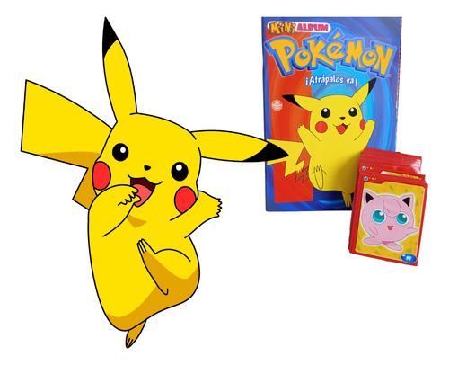 Álbum Pokemón Mini (rmst 99´) + Todas Su Láminas A Pegar