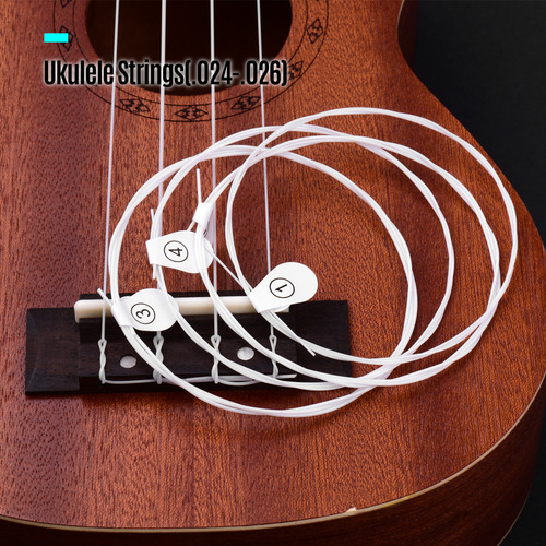 Juego De Cuerdas De Nylon Para Ukelele, Juego De 4 Cuerdas (