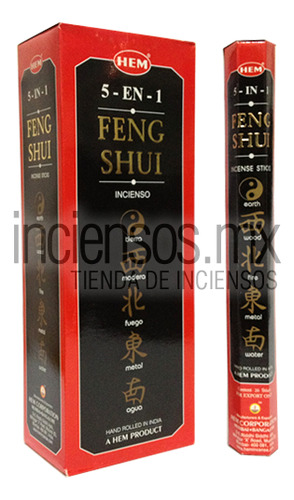 Incienso Hem Feng Shui 5 En 1 (120 Varitas) - Hem