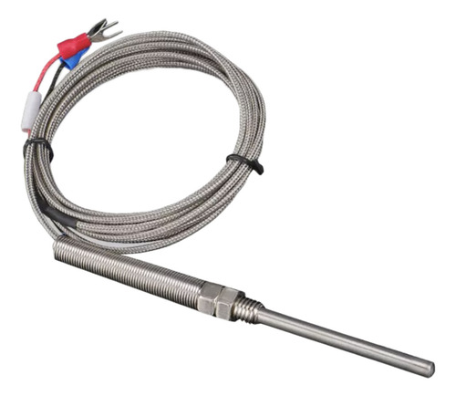 Termopar Tipo K -0 A 800°c Sonda 10cm Cable 2m 