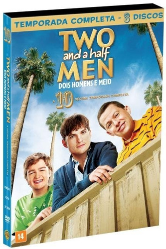 Dvd Dois Homens E Meio - 10ª Temporada - Original & Lacrado 
