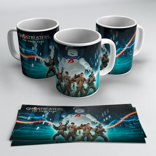 Taza Blanca 11 Oz / Ghostbusters The  Game , M07 (1 Pz)