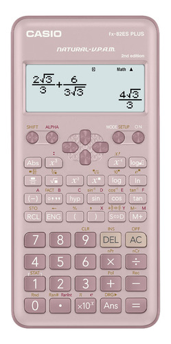 Calculadora Cientifica Casio Fx 82es Plus 2da Edicion Rosa Color Rosado