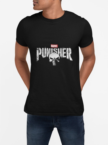 Polera The Punisher Marvel Algodon Estapadas