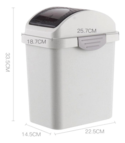 Cesto De Basura Con Tapa Cubo De Basura Multifuncional Para