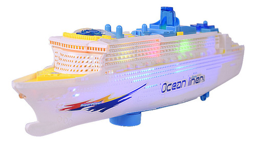 Luminous Yacht Universal Toy Boat Toy Toy, Presente Para Cri