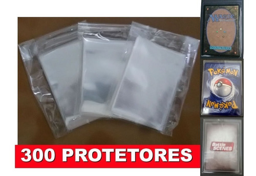 300 Sleeve Shields Pokemon Magic Mtg Battle Sacenes Naruto