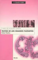 Comprar Libro Textos Grandes Filosofos: E. Media