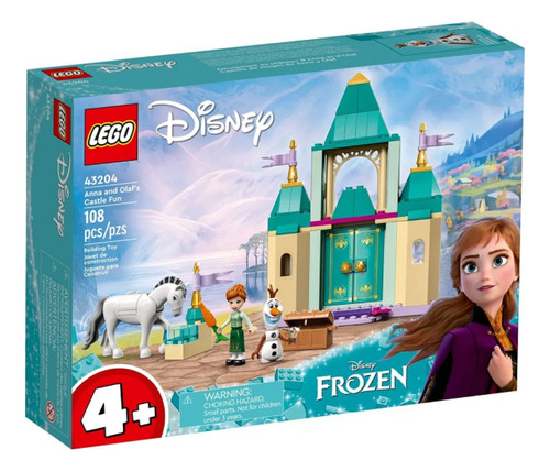 Lego Disney Frozen 43204 Castelo Divertido Da Anna 4+