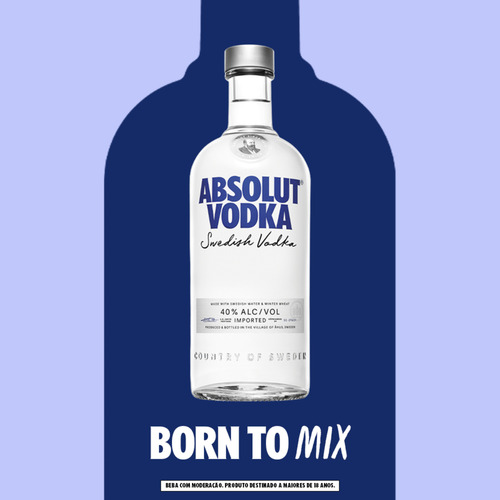 12 Vodka Absolut Tradicional 1litro Caixa Original
