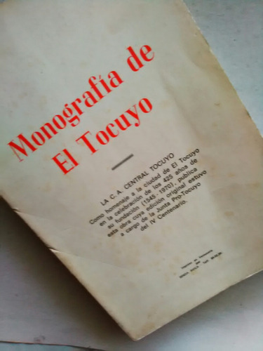 294. Monografia De El Tocuyo